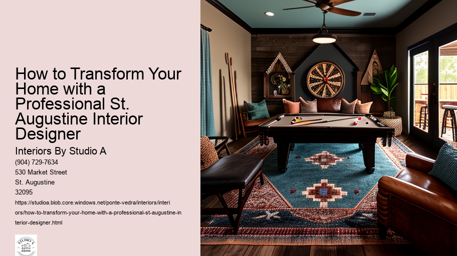 How to Transform Your Home with a Professional St. Augustine Interior Designer 